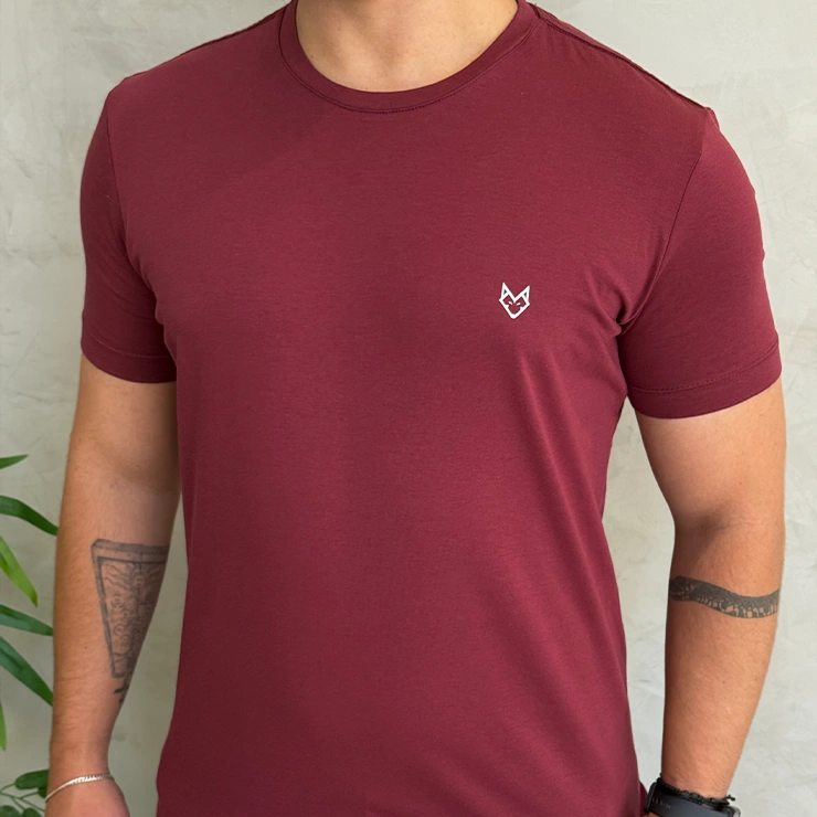 Camisa Bordo